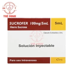Sucrofer 100mg/5ml Claris - Thuốc điều trị thiếu máu